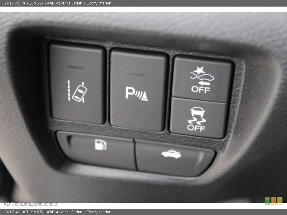 Ebony Interior Controls for the 2017 Acura TLX V6 SH-AWD Advance Sedan #115064841