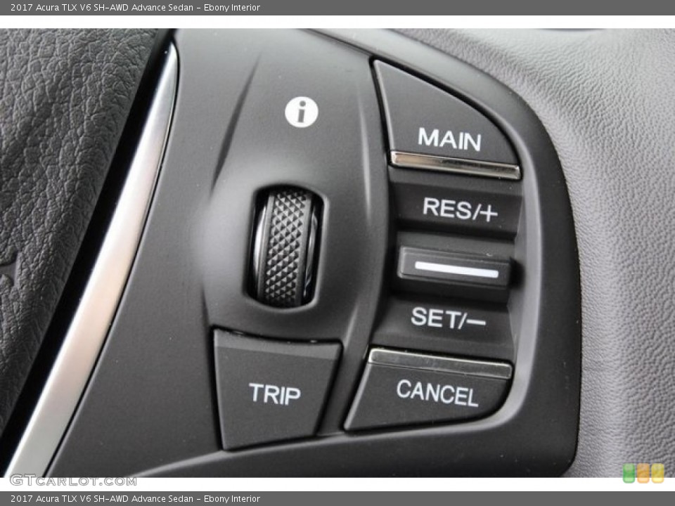 Ebony Interior Controls for the 2017 Acura TLX V6 SH-AWD Advance Sedan #115064952