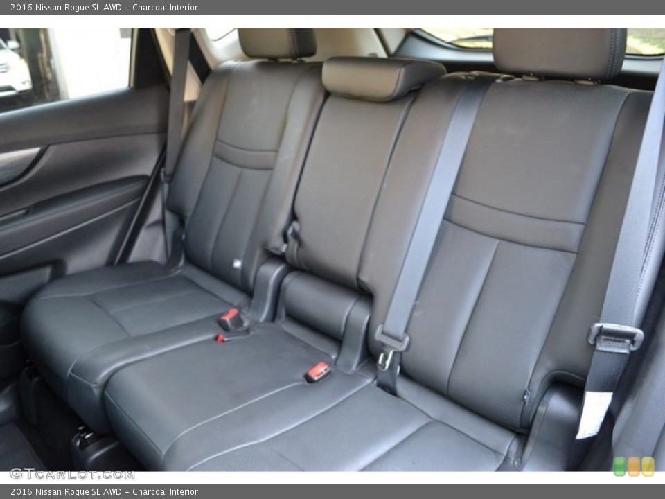 Charcoal Interior Rear Seat for the 2016 Nissan Rogue SL AWD #115088936