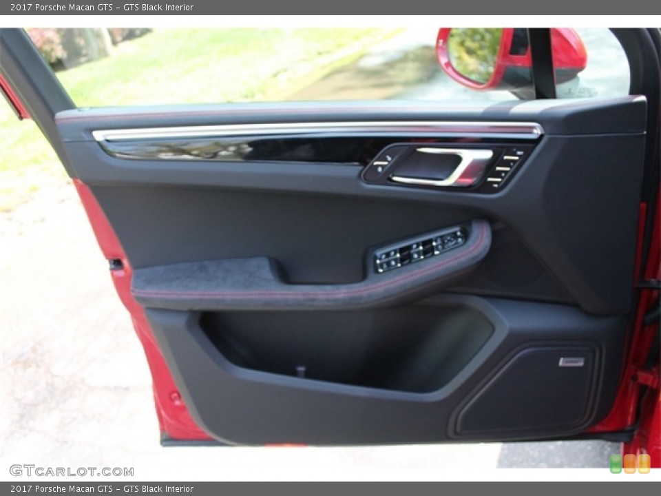 GTS Black Interior Door Panel for the 2017 Porsche Macan GTS #115089353