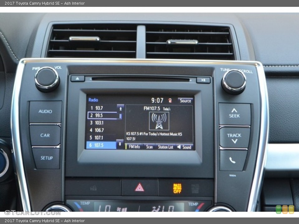 Ash Interior Controls for the 2017 Toyota Camry Hybrid SE #115098275