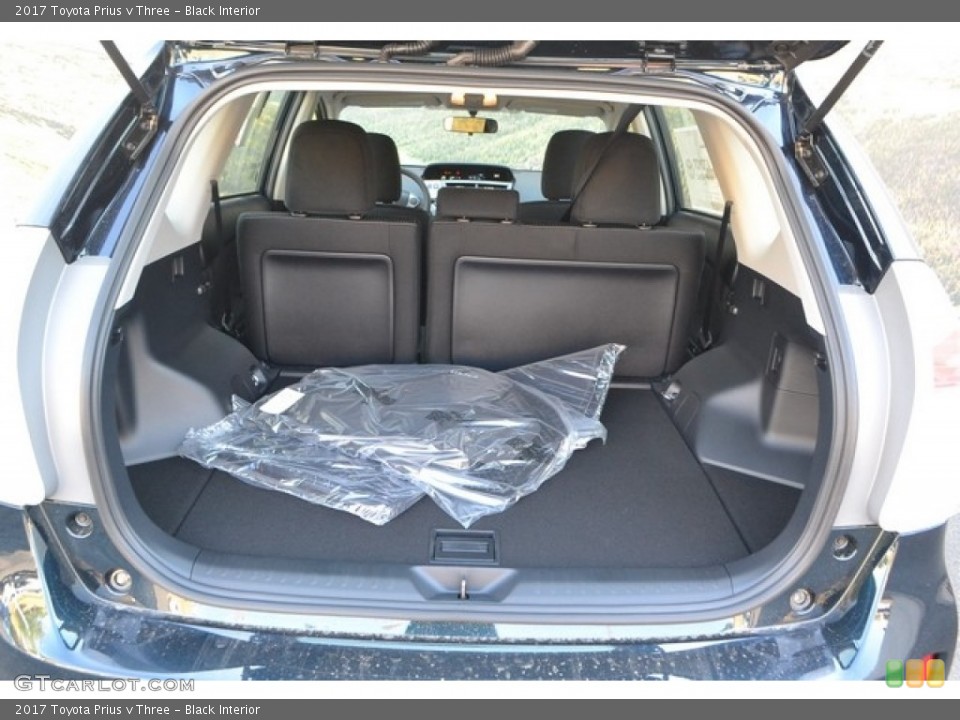 Black Interior Trunk for the 2017 Toyota Prius v Three #115098725