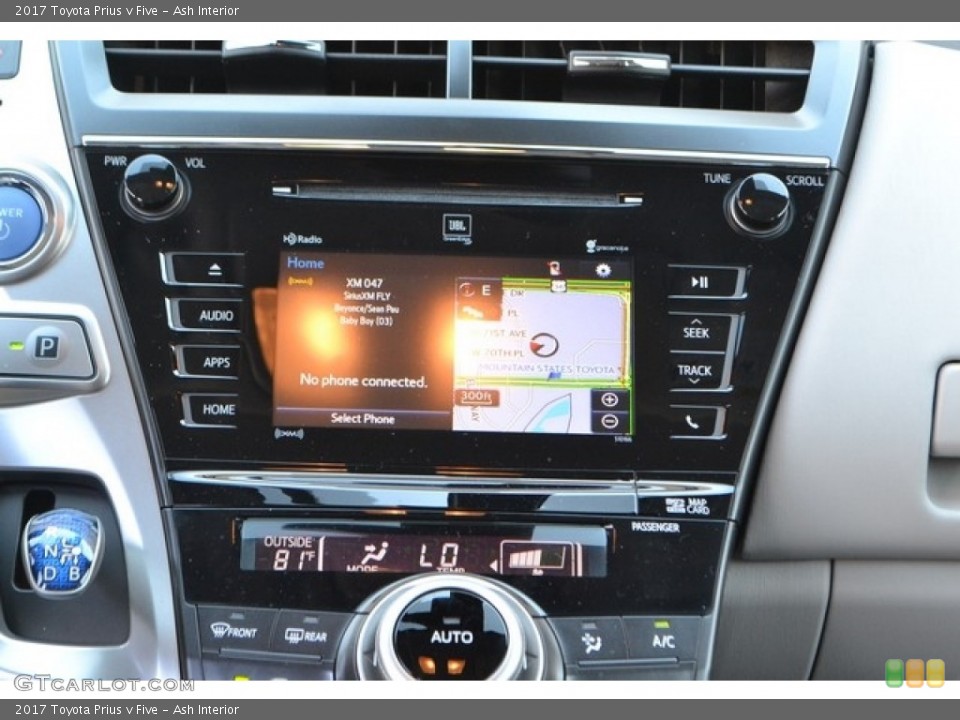 Ash Interior Controls for the 2017 Toyota Prius v Five #115098884