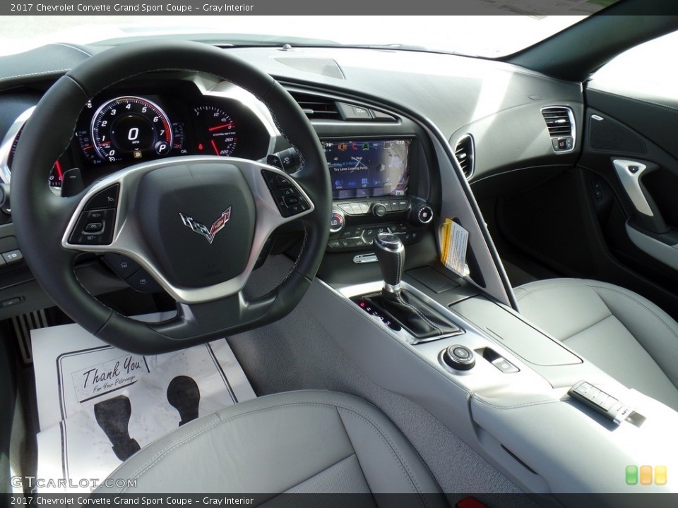 Gray Interior Photo for the 2017 Chevrolet Corvette Grand Sport Coupe #115103766