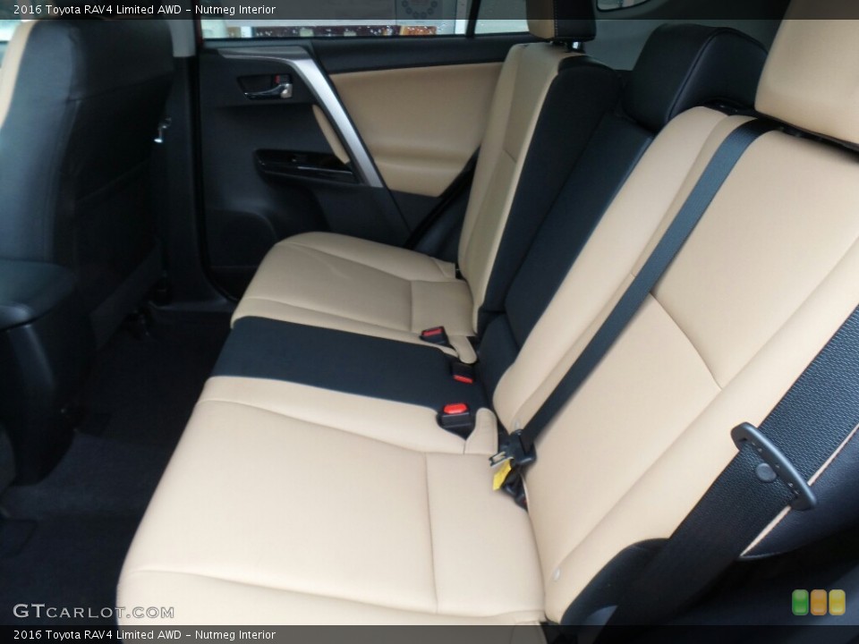 Nutmeg Interior Rear Seat for the 2016 Toyota RAV4 Limited AWD #115106454