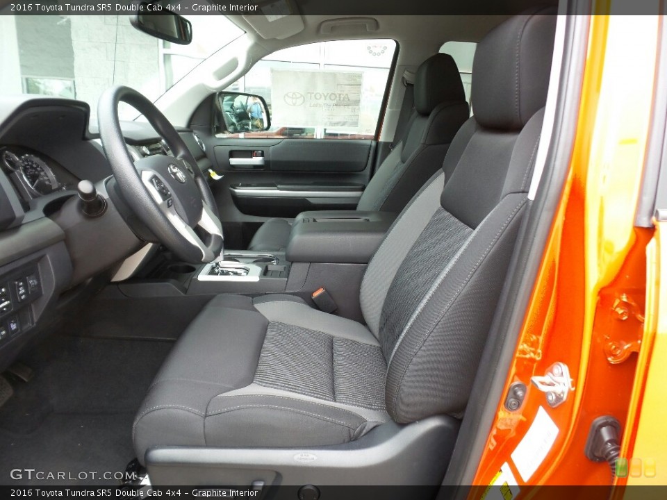 Graphite Interior Photo for the 2016 Toyota Tundra SR5 Double Cab 4x4 #115107210