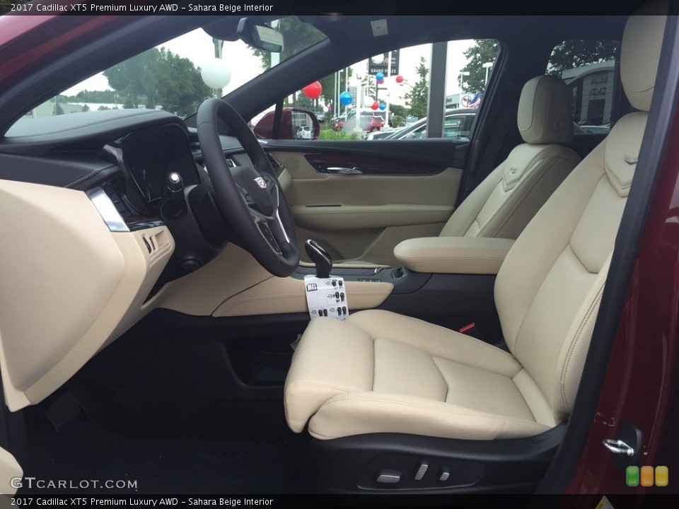 Sahara Beige Interior Front Seat for the 2017 Cadillac XT5 Premium Luxury AWD #115112922