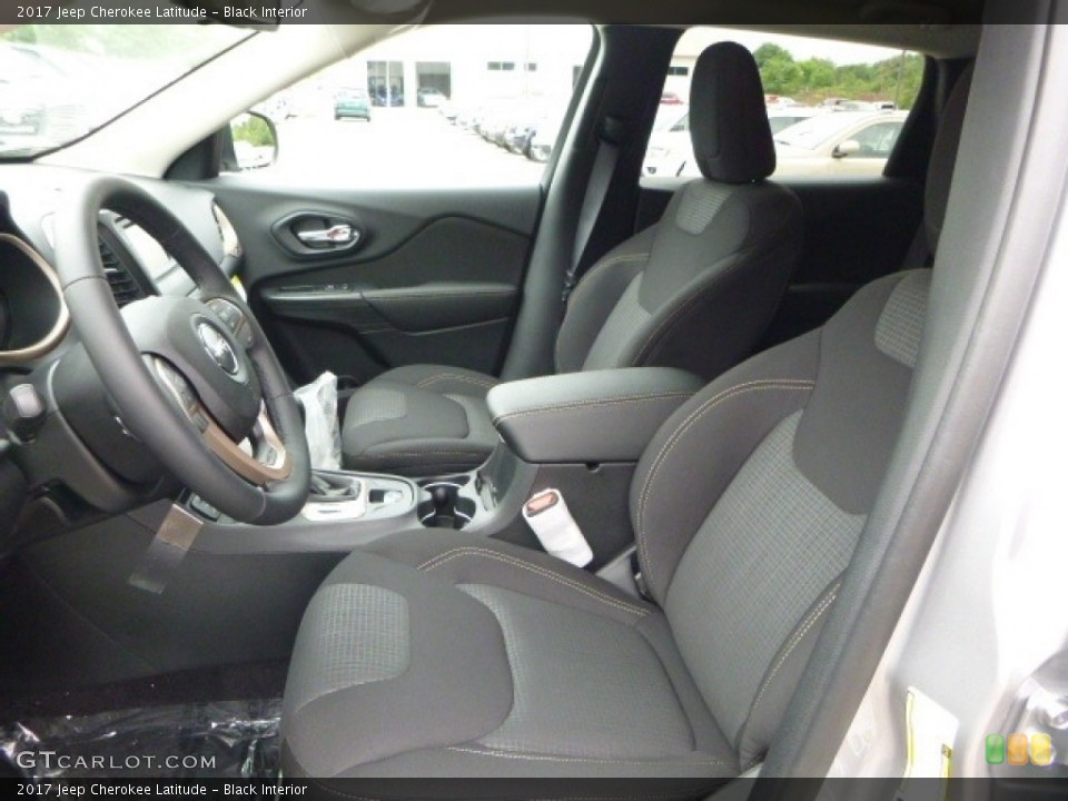 Black Interior Photo for the 2017 Jeep Cherokee Latitude #115113117