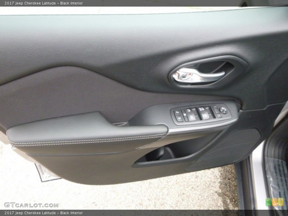 Black Interior Door Panel for the 2017 Jeep Cherokee Latitude #115113144