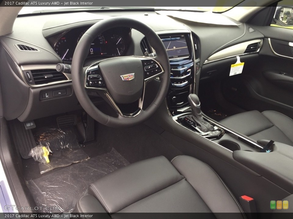 Jet Black Interior Photo for the 2017 Cadillac ATS Luxury AWD #115113213