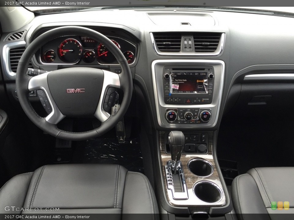 Ebony Interior Dashboard for the 2017 GMC Acadia Limited AWD #115115361
