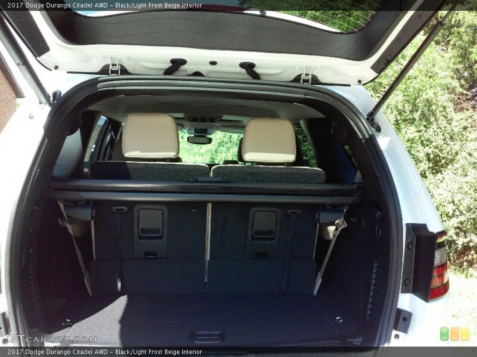 Black/Light Frost Beige Interior Trunk for the 2017 Dodge Durango Citadel AWD #115117362