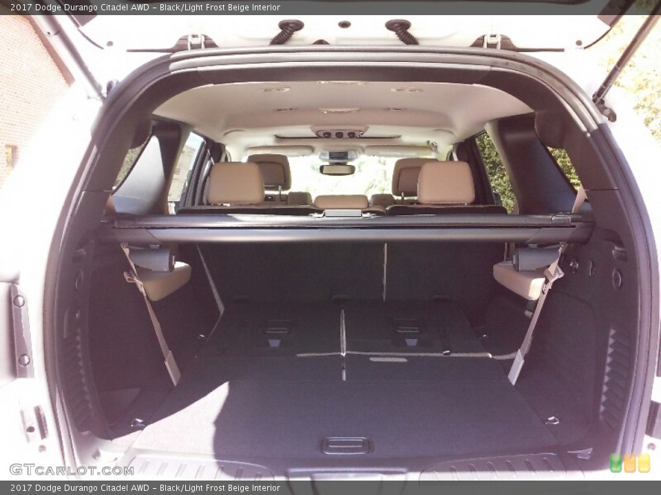 Black/Light Frost Beige Interior Trunk for the 2017 Dodge Durango Citadel AWD #115117809