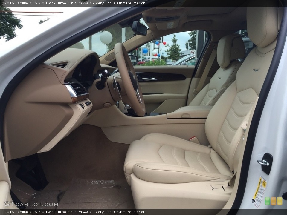 Very Light Cashmere 2016 Cadillac CT6 Interiors