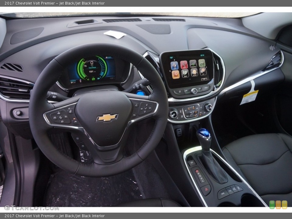 Jet Black/Jet Black Interior Dashboard for the 2017 Chevrolet Volt Premier #115123047