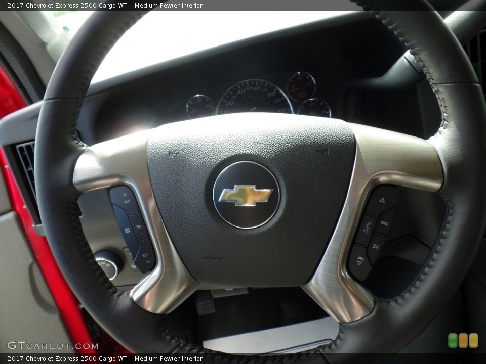 Medium Pewter Interior Steering Wheel for the 2017 Chevrolet Express 2500 Cargo WT #115126266