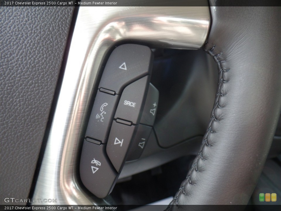 Medium Pewter Interior Controls for the 2017 Chevrolet Express 2500 Cargo WT #115126275