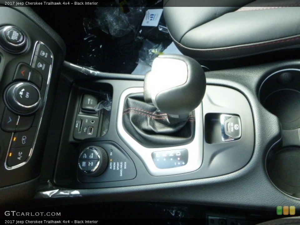 Black Interior Transmission for the 2017 Jeep Cherokee Trailhawk 4x4 #115128959