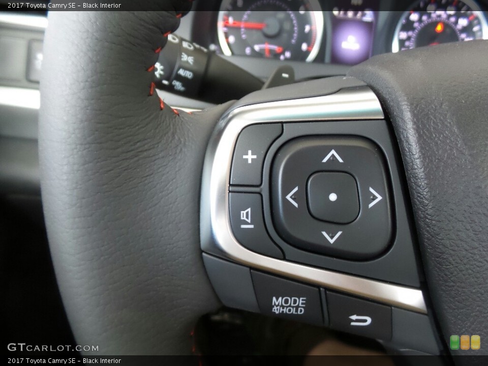 Black Interior Controls for the 2017 Toyota Camry SE #115139096