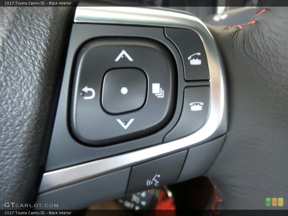Black Interior Controls for the 2017 Toyota Camry SE #115139129