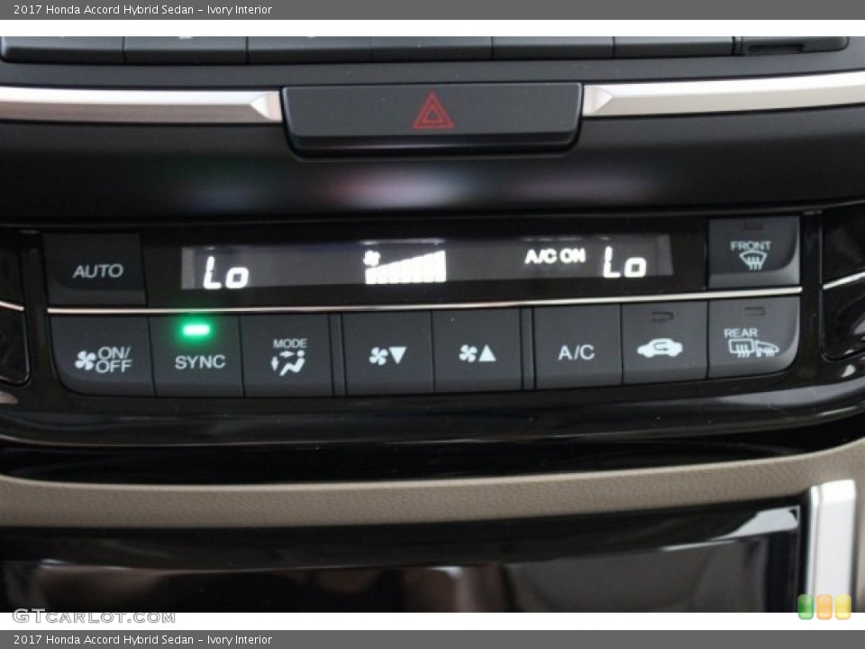 Ivory Interior Controls for the 2017 Honda Accord Hybrid Sedan #115139210