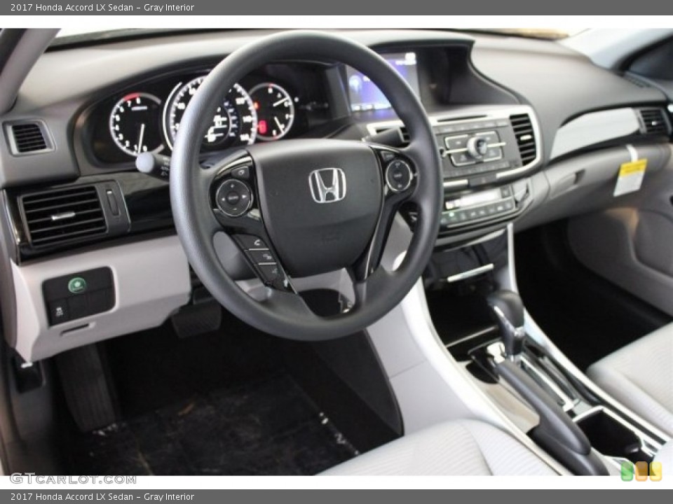 Gray Interior Dashboard for the 2017 Honda Accord LX Sedan #115141484