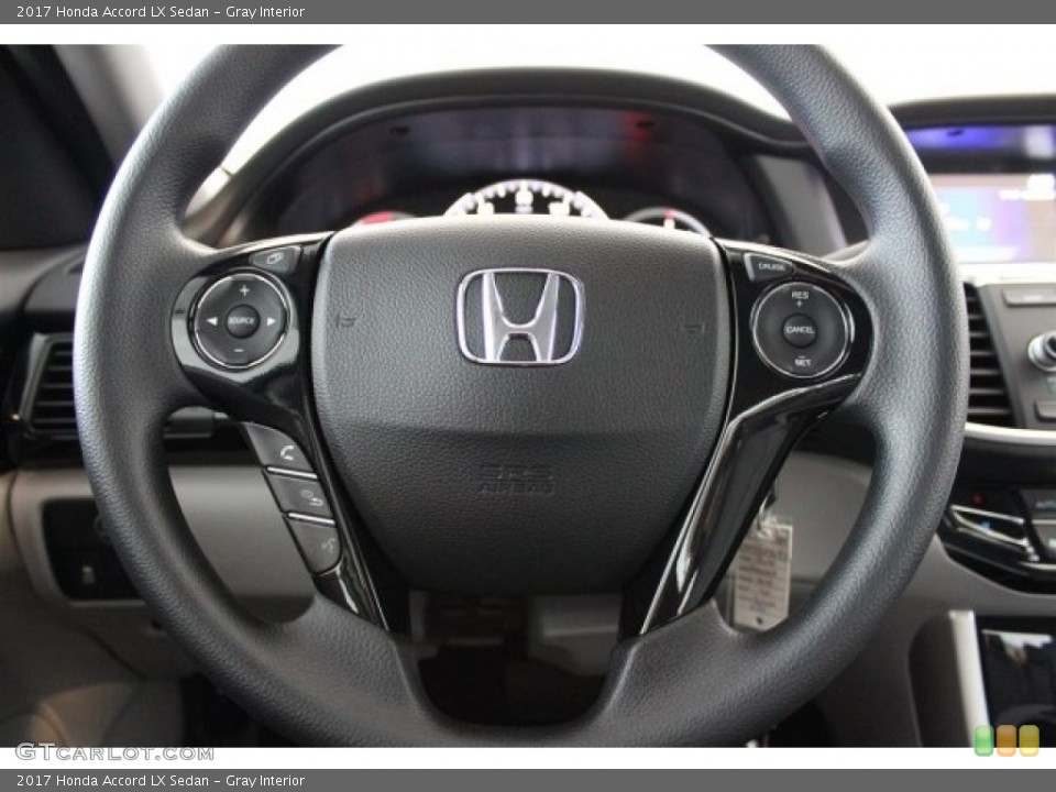 Gray Interior Steering Wheel for the 2017 Honda Accord LX Sedan #115141502
