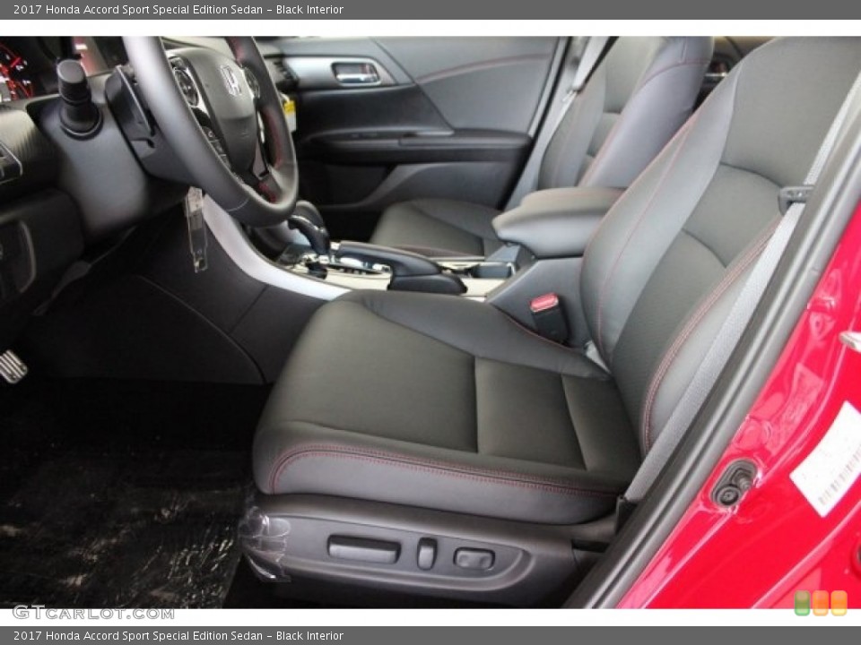 Black Interior Front Seat for the 2017 Honda Accord Sport Special Edition Sedan #115142840