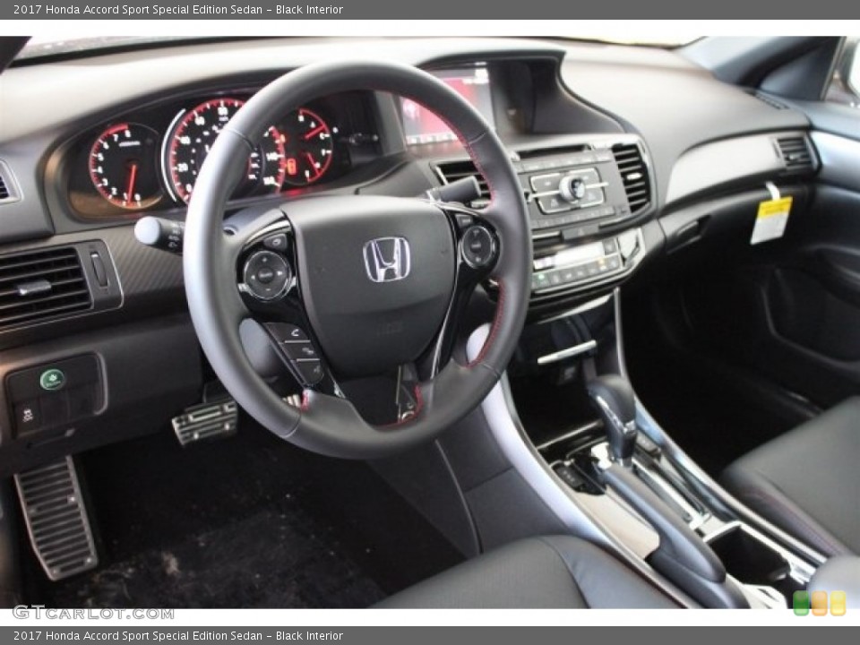 Black Interior Dashboard for the 2017 Honda Accord Sport Special Edition Sedan #115142867