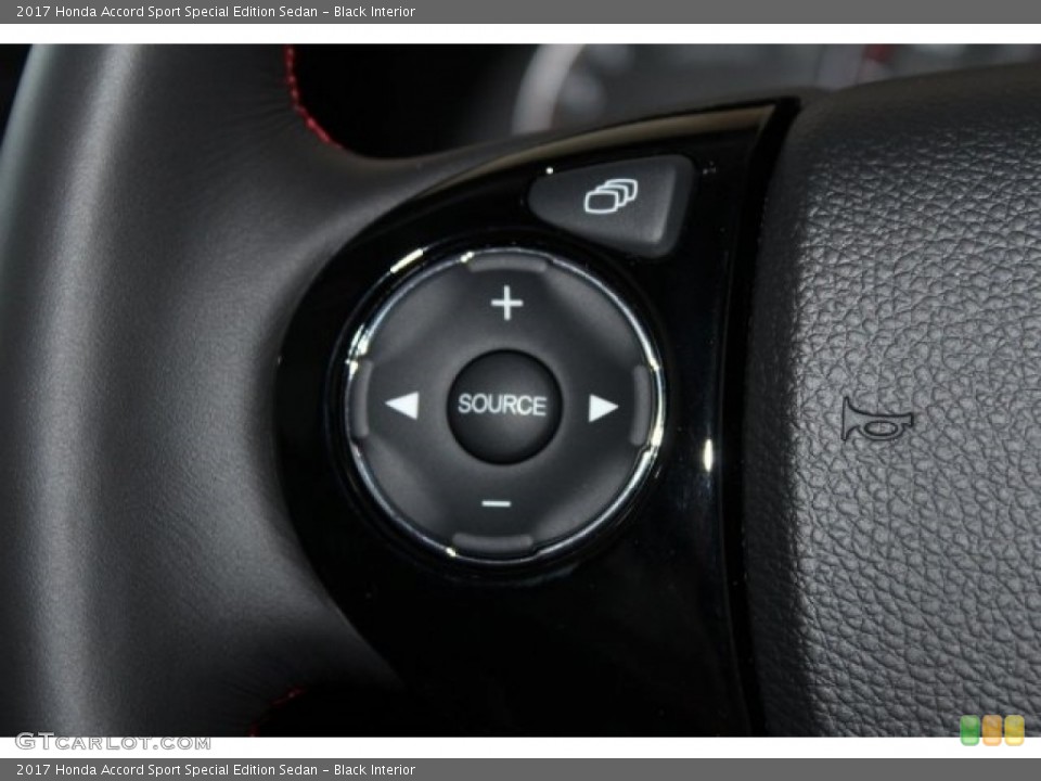 Black Interior Controls for the 2017 Honda Accord Sport Special Edition Sedan #115142900