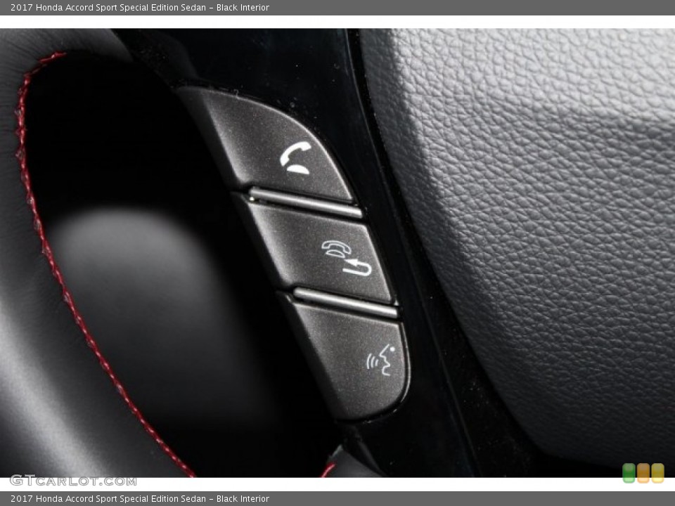 Black Interior Controls for the 2017 Honda Accord Sport Special Edition Sedan #115142918
