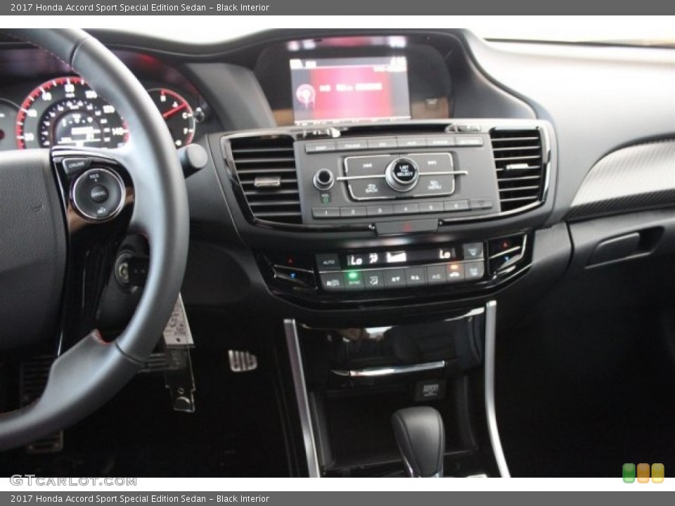 Black Interior Controls for the 2017 Honda Accord Sport Special Edition Sedan #115142948