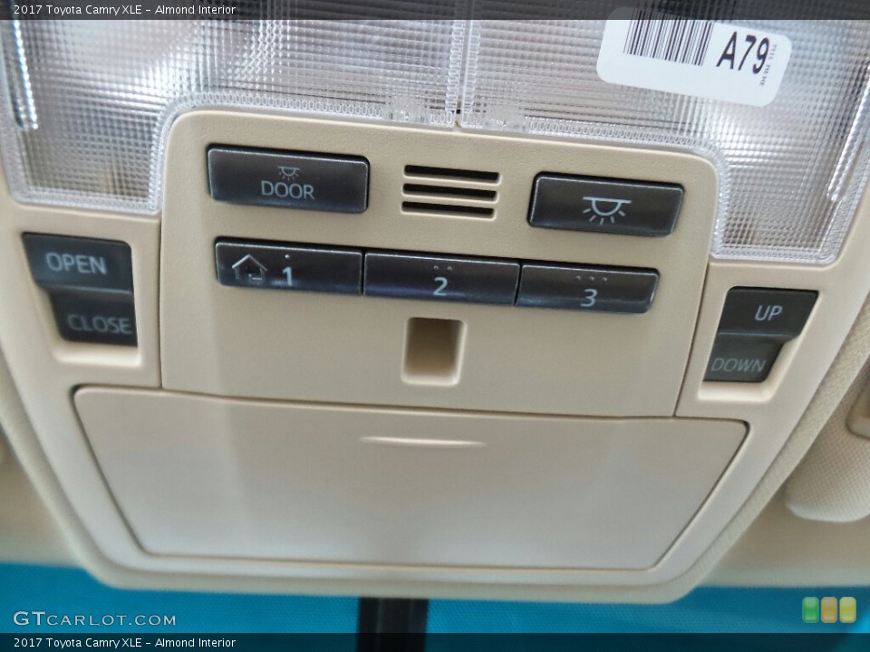 Almond Interior Controls for the 2017 Toyota Camry XLE #115144460