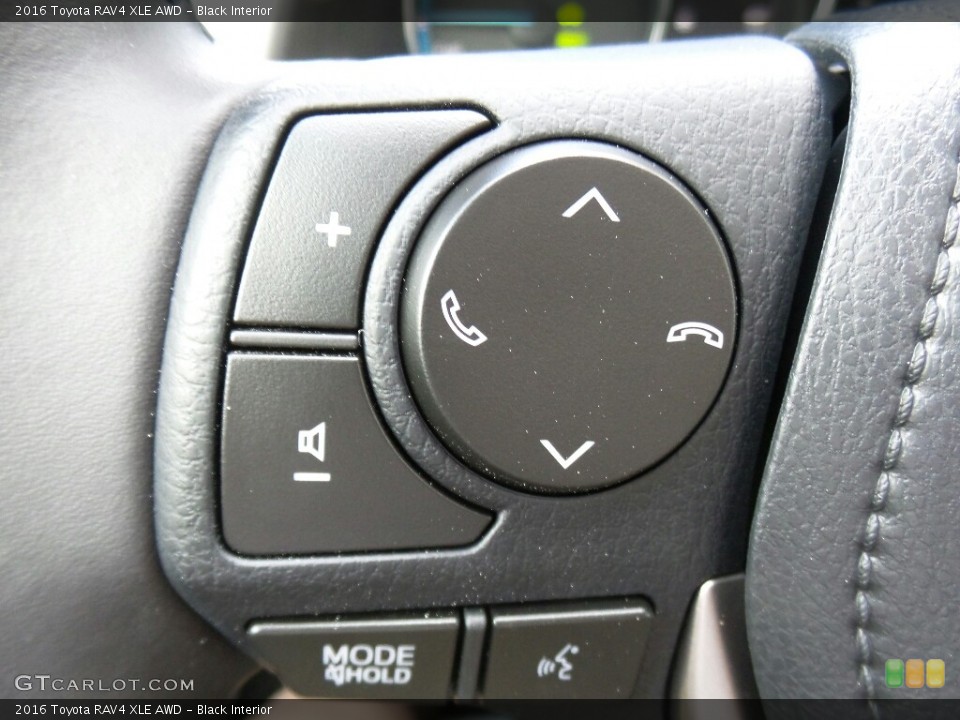 Black Interior Controls for the 2016 Toyota RAV4 XLE AWD #115145075