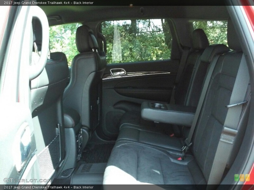 Black Interior Rear Seat for the 2017 Jeep Grand Cherokee Trailhawk 4x4 #115146632
