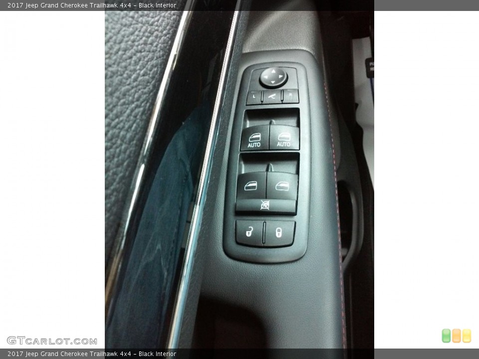Black Interior Controls for the 2017 Jeep Grand Cherokee Trailhawk 4x4 #115146677