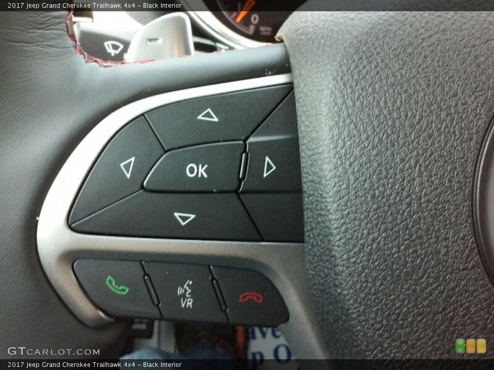 Black Interior Controls for the 2017 Jeep Grand Cherokee Trailhawk 4x4 #115146725