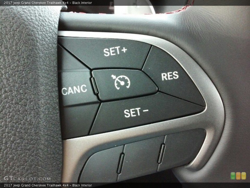 Black Interior Controls for the 2017 Jeep Grand Cherokee Trailhawk 4x4 #115146753