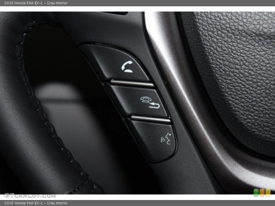 Gray Interior Controls for the 2016 Honda Pilot EX-L #115147328