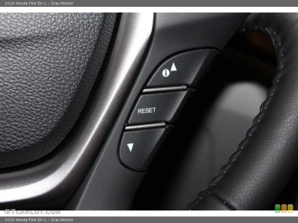 Gray Interior Controls for the 2016 Honda Pilot EX-L #115147357