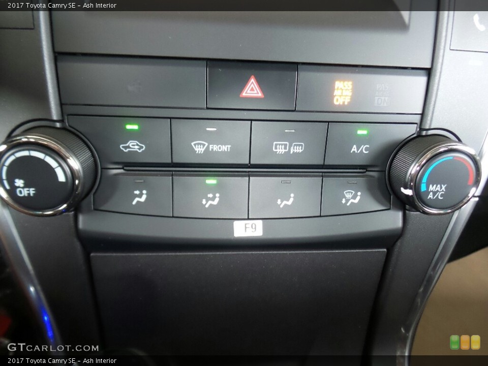 Ash Interior Controls for the 2017 Toyota Camry SE #115147685