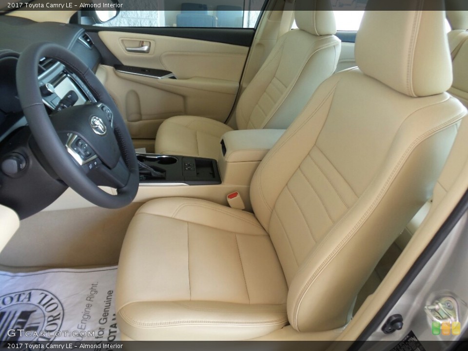Almond Interior Front Seat for the 2017 Toyota Camry LE #115148015
