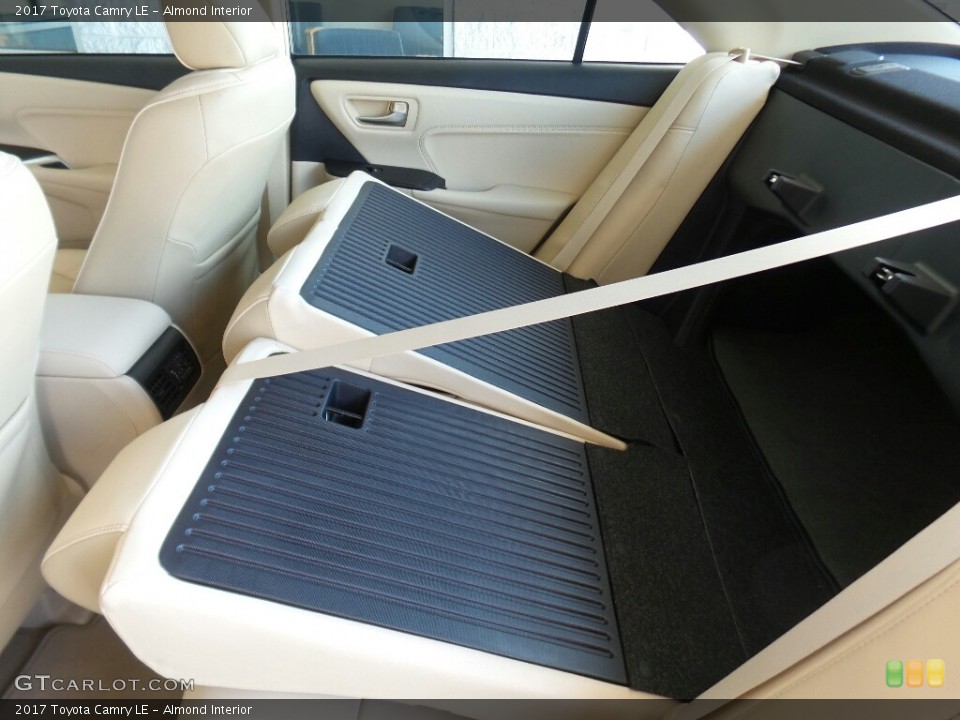 Almond Interior Rear Seat for the 2017 Toyota Camry LE #115148108