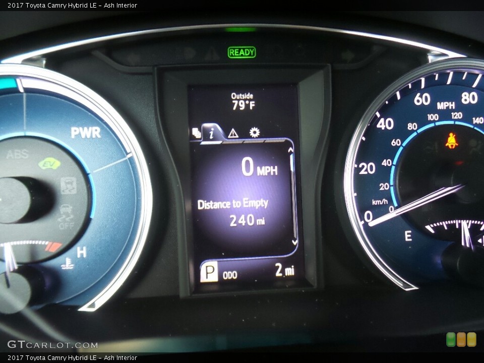 Ash Interior Gauges for the 2017 Toyota Camry Hybrid LE #115148915