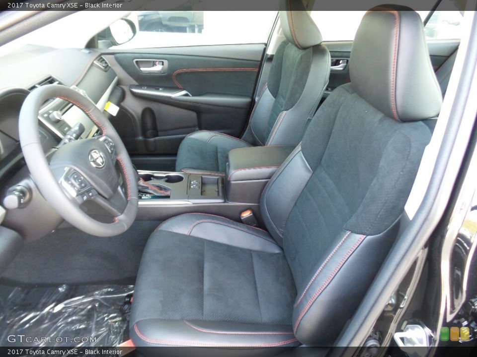 Black Interior Front Seat for the 2017 Toyota Camry XSE #115173323