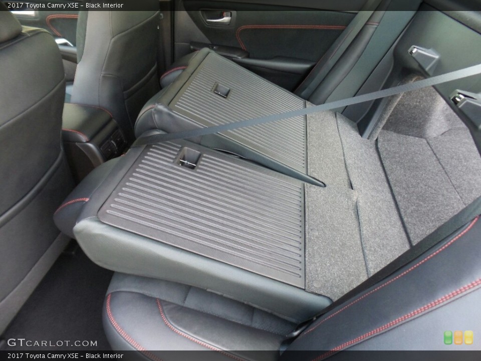 Black Interior Rear Seat for the 2017 Toyota Camry XSE #115173497