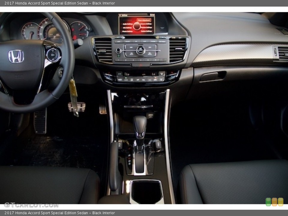 Black Interior Dashboard for the 2017 Honda Accord Sport Special Edition Sedan #115173635