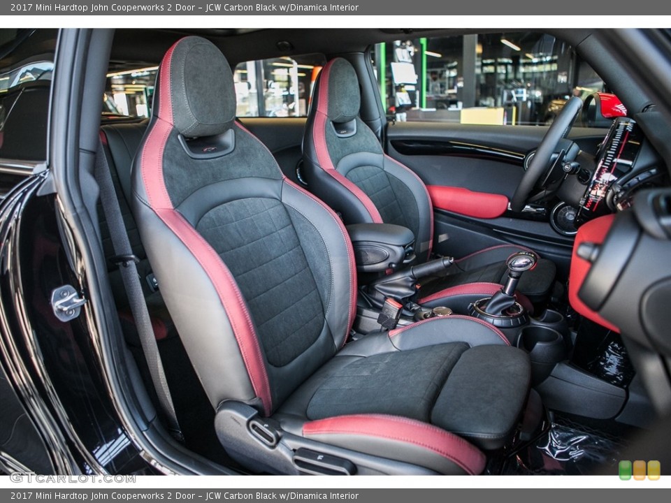 JCW Carbon Black w/Dinamica Interior Front Seat for the 2017 Mini Hardtop John Cooperworks 2 Door #115176171