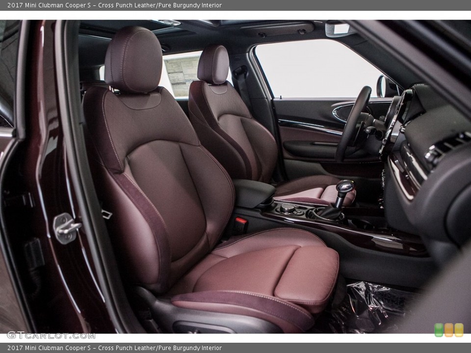 Cross Punch Leather/Pure Burgundy Interior Photo for the 2017 Mini Clubman Cooper S #115176482