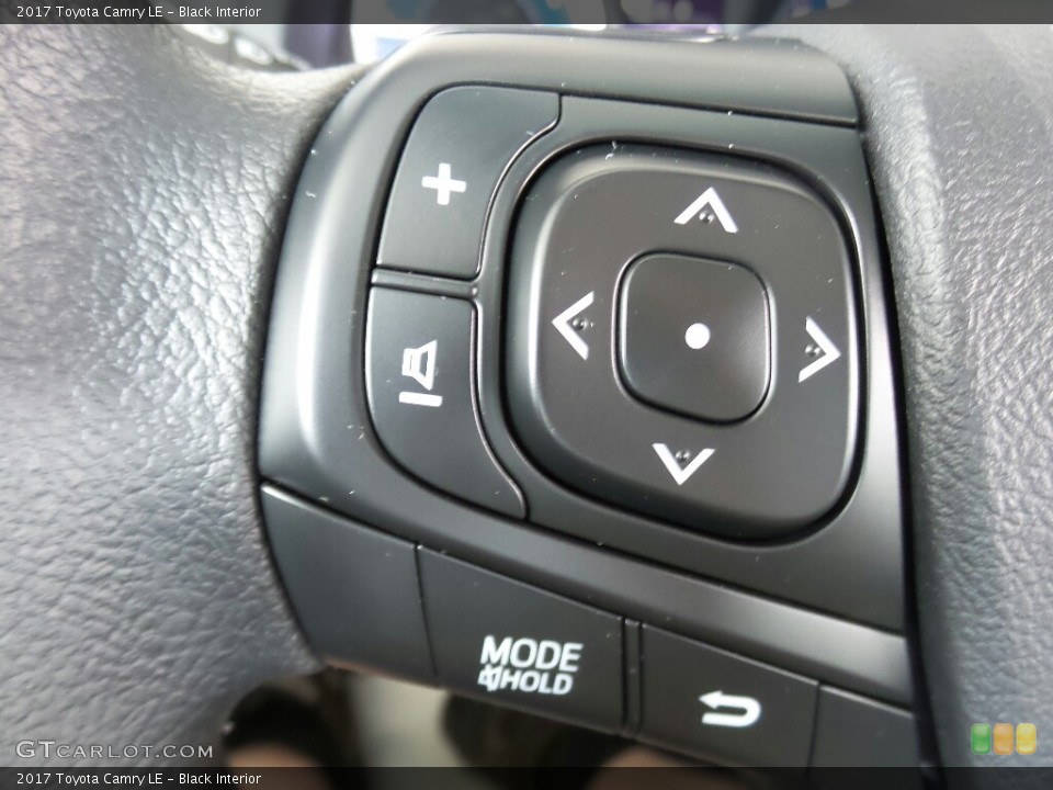Black Interior Controls for the 2017 Toyota Camry LE #115176632